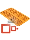 Mulaj insertie/decor forme patrate, quadrato 3.0 Silikomart
