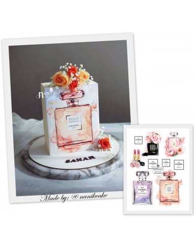 Imagine comestibila parfum si flori