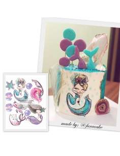 Imagine comestibila - Sweet mermaide 2