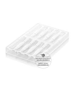 Matrita din tritan, batoane ciocolata rigab, chocado Silikomart 2