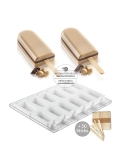 Matrita cremino prajitura pe bat / inghetata gel12 cremino, Silikomart