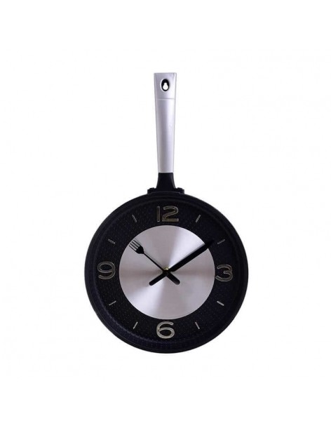 Ceas pentru bucatarie, cooking pan black/silver