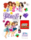 Imagine comestibila elemente lego friends