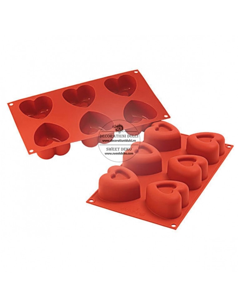 Mulaj monoportii inimioare passion, SF124 Silikomart