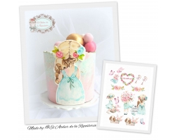 Imagine comestibila - fetita si catel