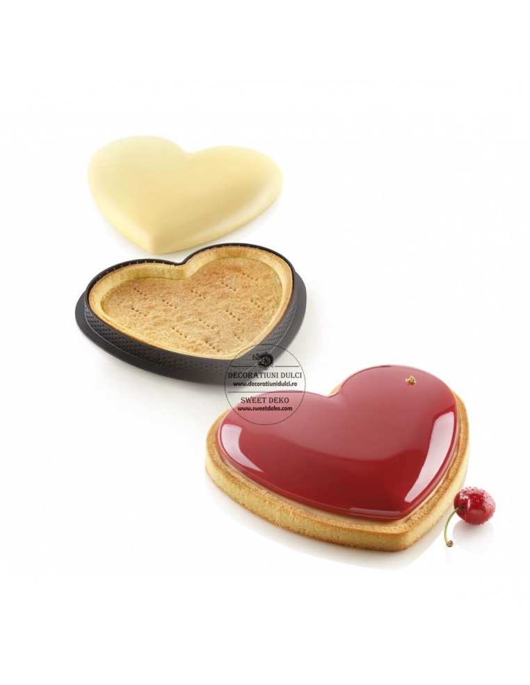 Kit tarte ring amore 205 x 190mm de la Silikomart