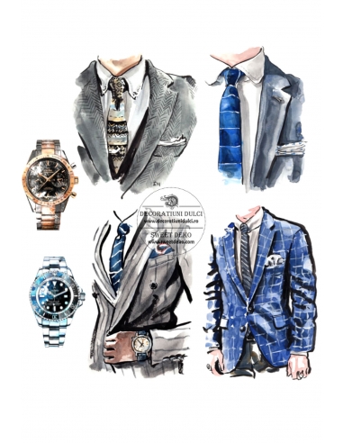 Imagine comestibila eleganta masculina