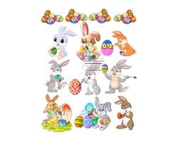 Imagine comestibila iepurasul de paste