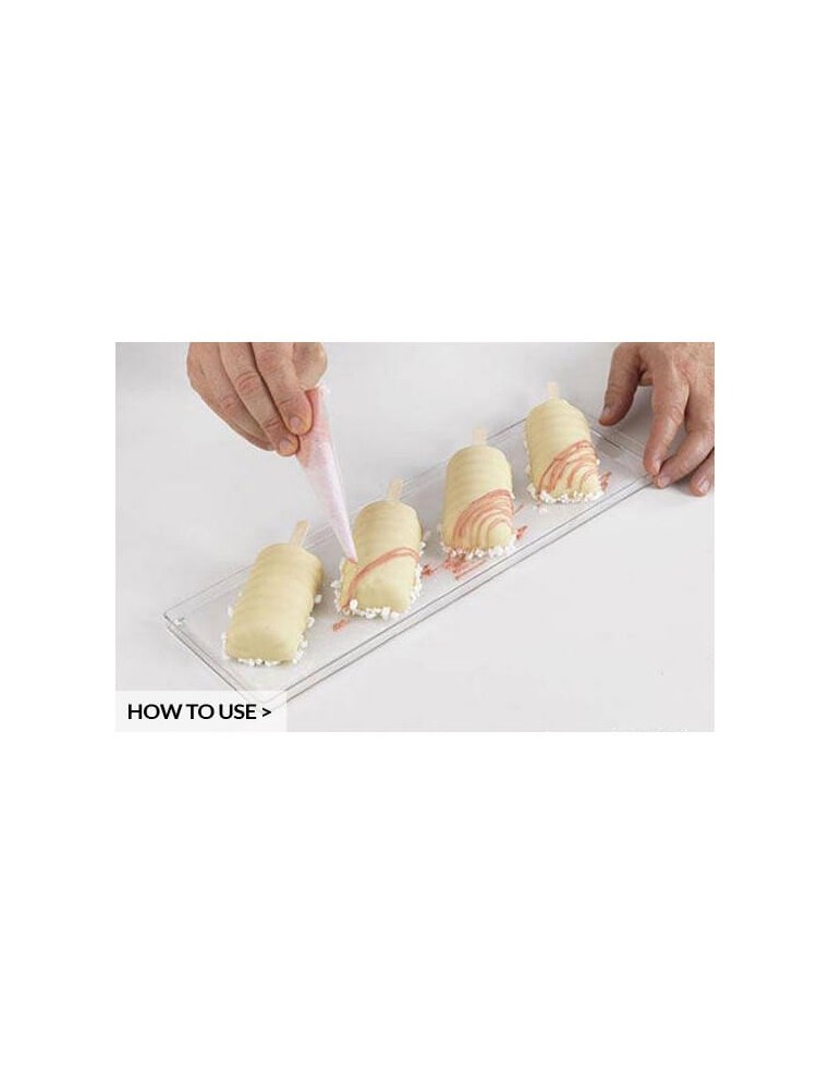 Mulaj cakesicles tango, gel04 Silikomart (2 mulaje/16 buc.)