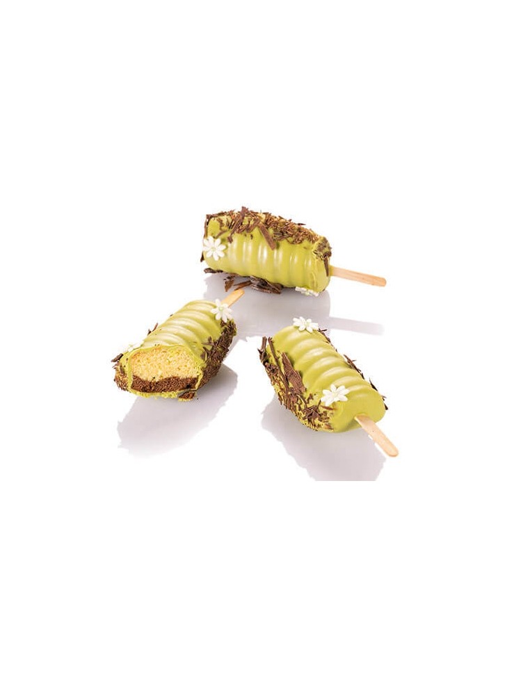 Mulaj cakesicles tango, gel04 Silikomart (2 mulaje/16 buc.)