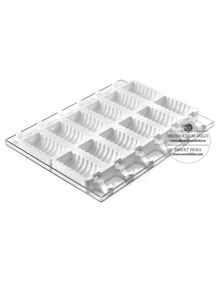 Mulaj cakesicles tango, gel04 Silikomart (2 mulaje/16 buc.)