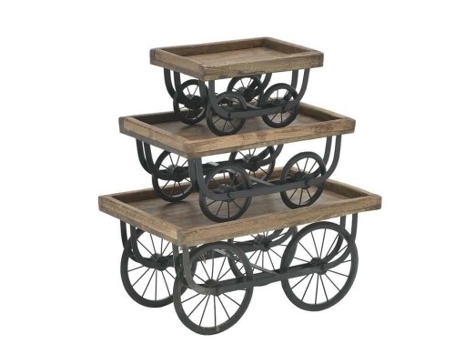 Suport Decorativ model carut (set 3 buc)