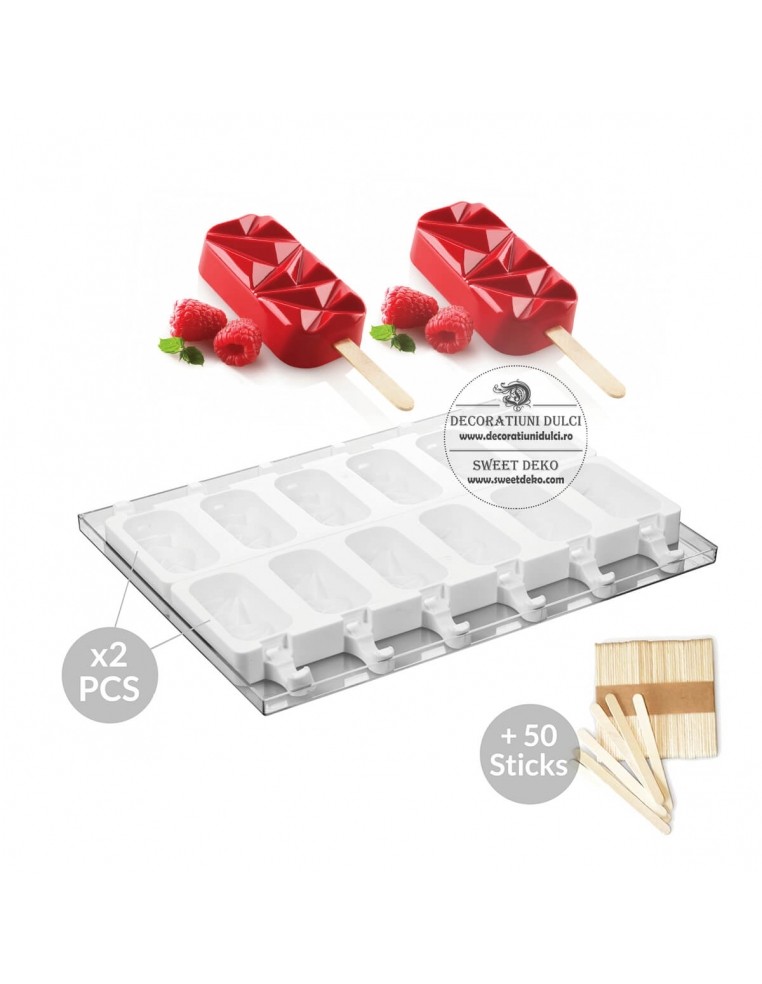 Kit delicii pe bat shock, gel11 Silikomart