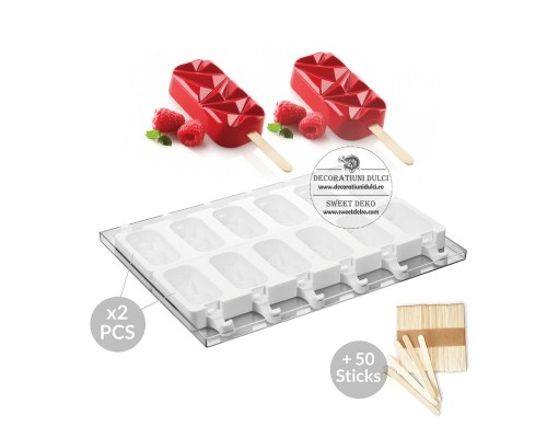 Kit delicii pe bat shock, gel11 Silikomart