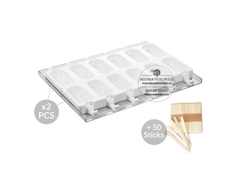 Kit delicii pe bat shock, gel11 Silikomart