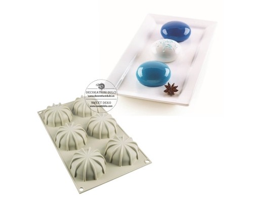 Mulaj forme prajituri, mini goccia Silikomart