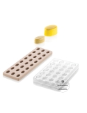 Kit matrita din tritan si silicon, praline de ciocolata kit ovale 01 , chocado Silikomart