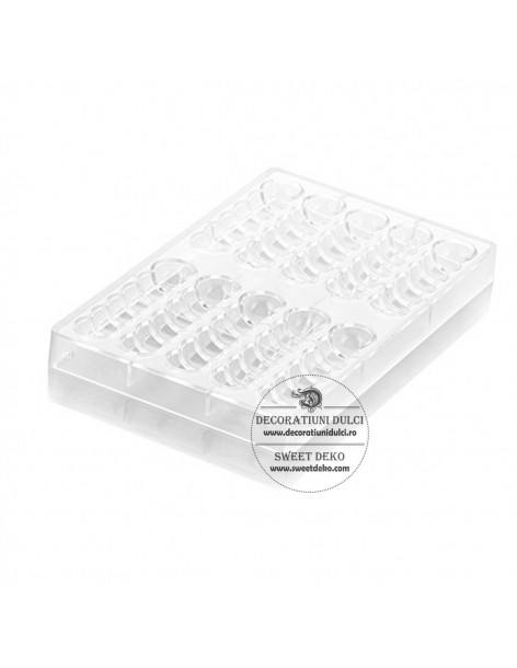 Matrita din tritan, batoane de ciocolata bolla b , chocado Silikomart 2