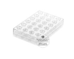 Matrita din tritan, praline de ciocolata bolla p, chocado Silikomart