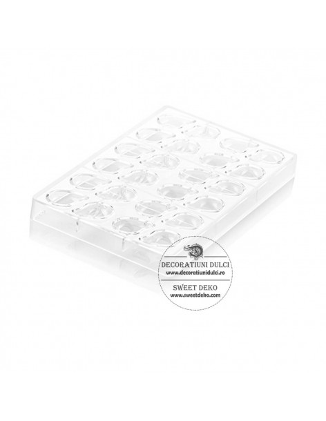 Matrita din tritan,praline de ciocolata goccia p, chocado Silikomart 2