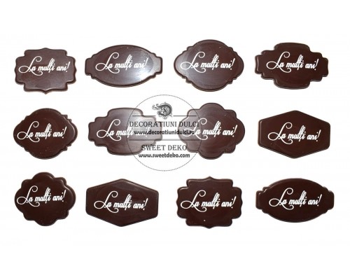 Placuta la multi ani ciocolata neagra | Decoratiuni Dulci