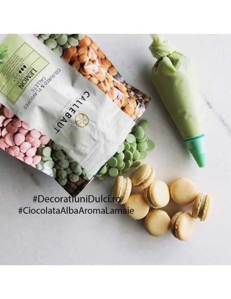 Ciocolata alba cu aroma de lamaie, Barry Callebaut