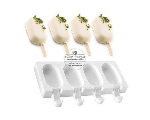 Cakesicles 4 forme mini classic, gel01m Silikomart