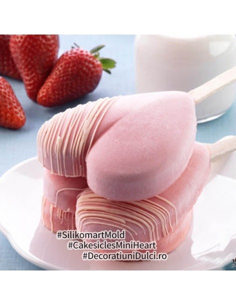 Cakesicles 3 forme mini heart, gel03m Silikomart 2