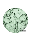Candy melts verde, cu gust de migdale (500gr.)