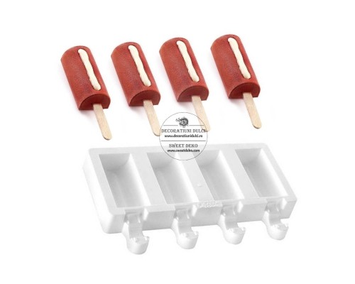 Cakesicles 4 forme mini chic, gel05m Silikomart