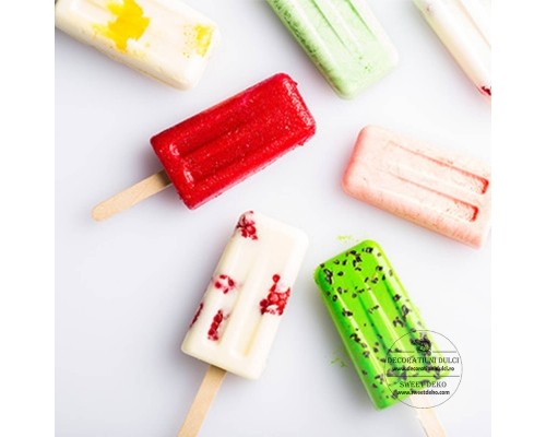 Cakesicles 4 forme mini vintage, gel10m Silikomart