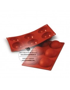 Mulaj 6 semisfere, d.7cm SF002 Silikomart 2