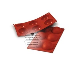 Mulaj 6 semisfere, d.7cm SF002 Silikomart