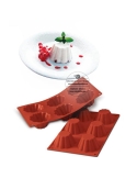 Mulaj tarte, fluted brioches n.6, SF034 Silikomart