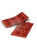 Mulaj 6 forme guguluf diametrul 6cm, SF058 Silikomart