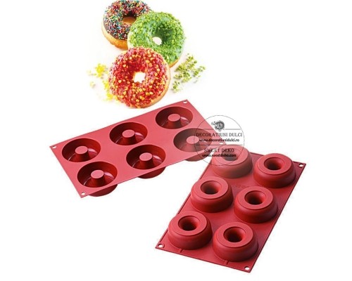 Donuts matrita Silikomart, n.6 sf170