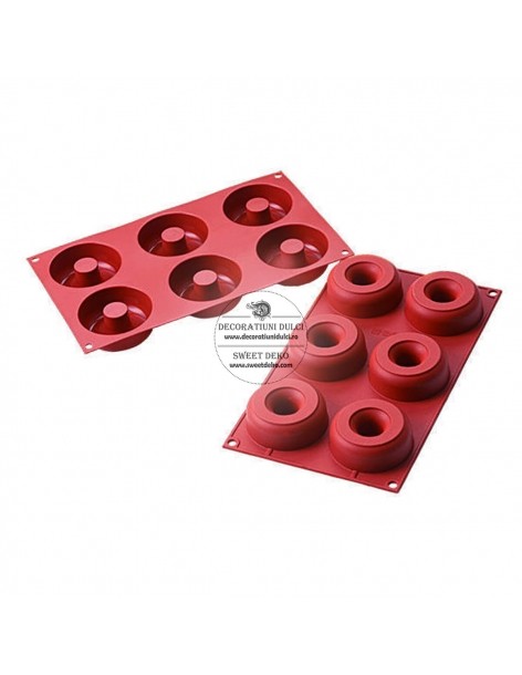 Donuts matrita Silikomart, n.6 sf170 2