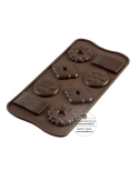 Mulaj bomboane din ciocolata choco biscuit Scg25 Silikomart