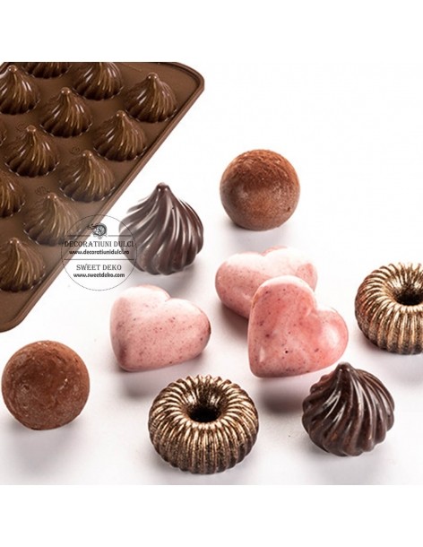 Mulaj bomboane flame 3D, Scg47 Silikomart 2