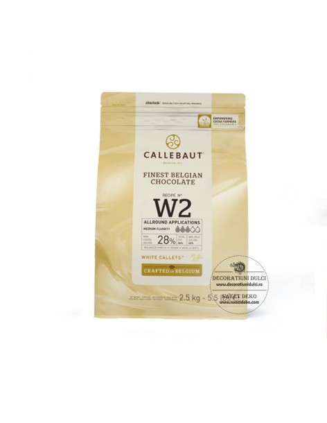 Barry Callebaut - Ciocolata alba 28% | Decoratiuni Dulci 2