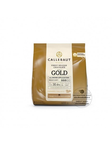 Barry Callebaut - Ciocolata alba si aroma de caramel - 33.6%| Decoratiuni Dulci 2
