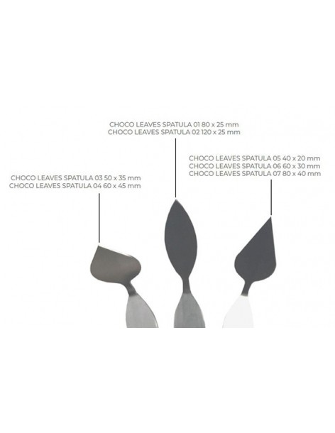 Spatula decor ciocolata, chocoleaves cls01/02 Silikomart 2