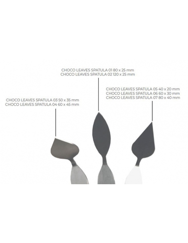 Spatula decor ciocolata, choco leaves spatula cls04 Silikomart