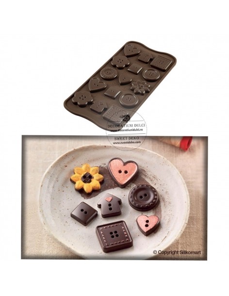 Mulaj nasturasi, Scg29 choco botton Silikomart 2