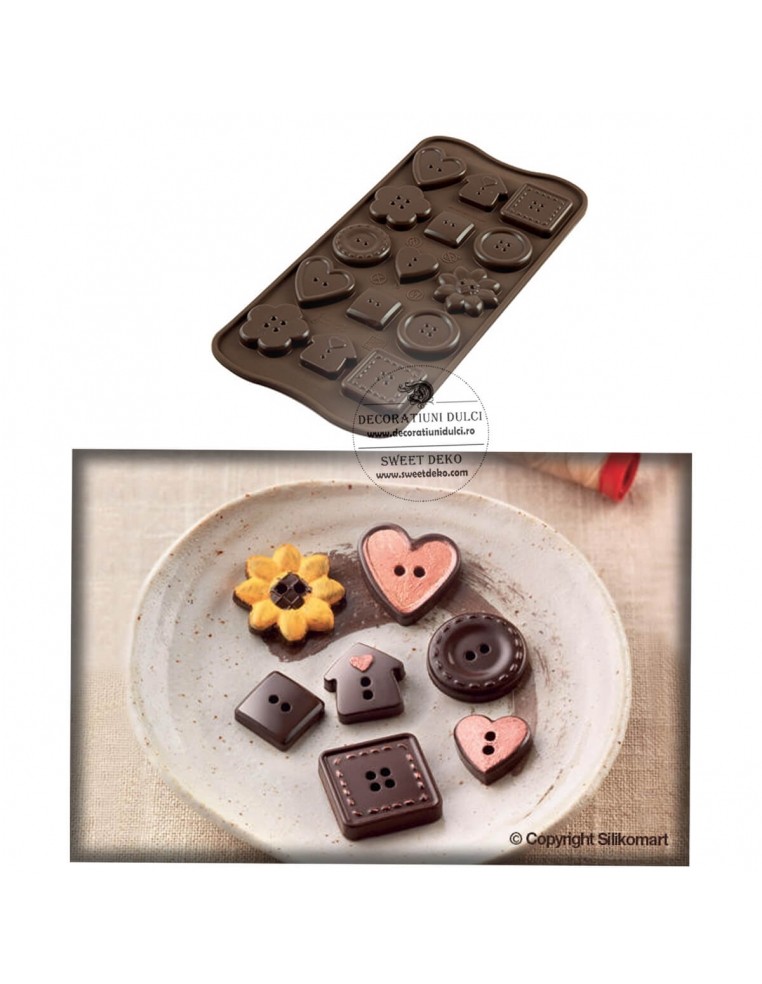 Mulaj nasturasi, Scg29 choco botton Silikomart