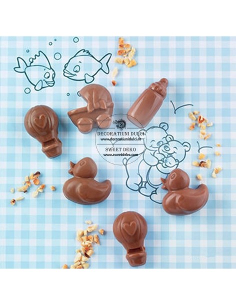 Mulaj bomboane ciocolata, Scg31 choco baby Silikomart 2