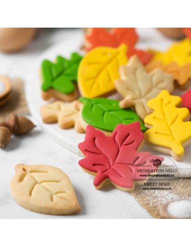 Frunze de toamna, set 3 decupatoare Decora