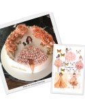 Imagine comestibila, somon dress
