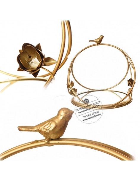 Suporturi aurii, model cosulet maner rotund 2