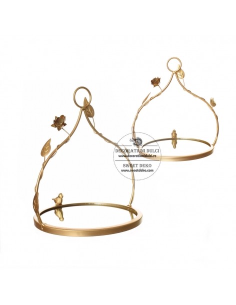 Suporturi aurii, model cosulet maner asimetric 2